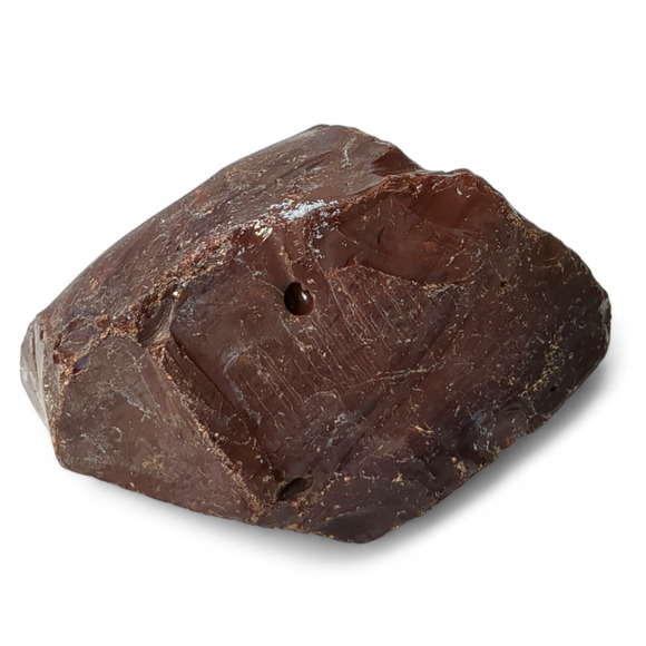 Chocolate Opaque Art Glass Cullet Slag Glass #4XL83 - Picture 5 of 6